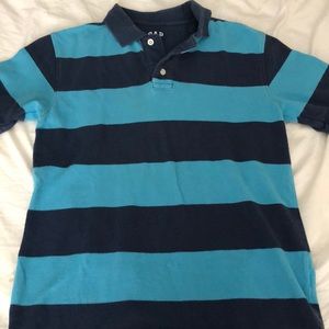 GAP Shirts & Tops - Boys blue striped gap kids rugby polo shirt GAP Shirts & Tops - Boys blue striped gap kids rugby polo shirt